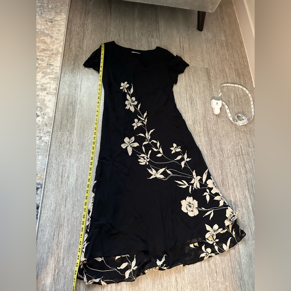 Vintage Talbots Floral Midi Dress - Picture 7 of 9